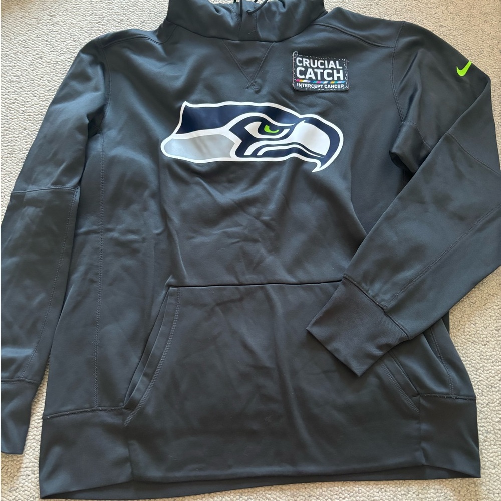 Nike Gray Seahawks Hoodie